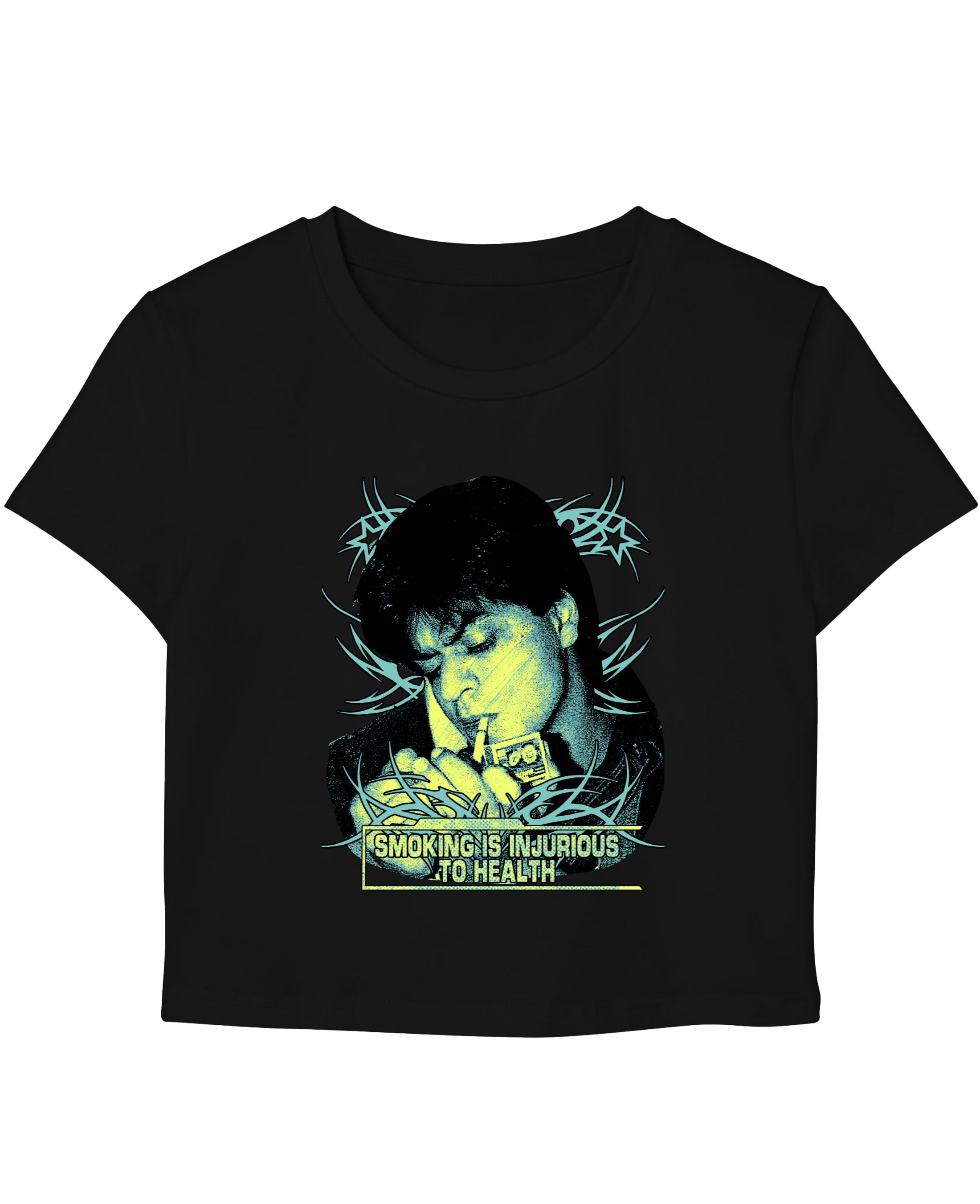 Black Baby Tee Front Design