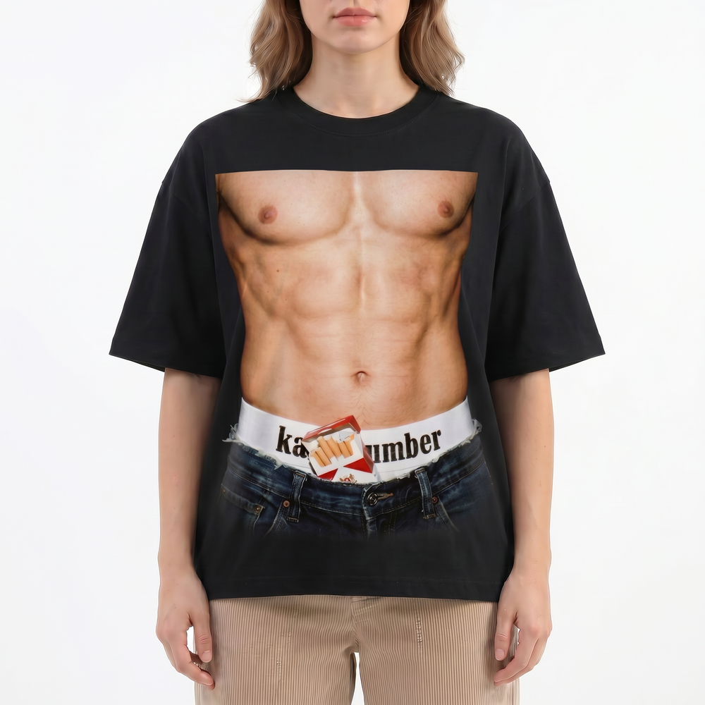 PROTEIN CIGGS BLACK TEE