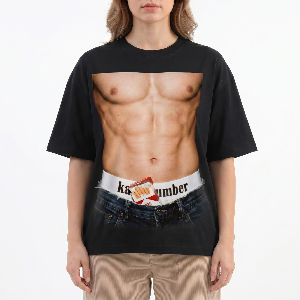 PROTEIN CIGGS BLACK TEE