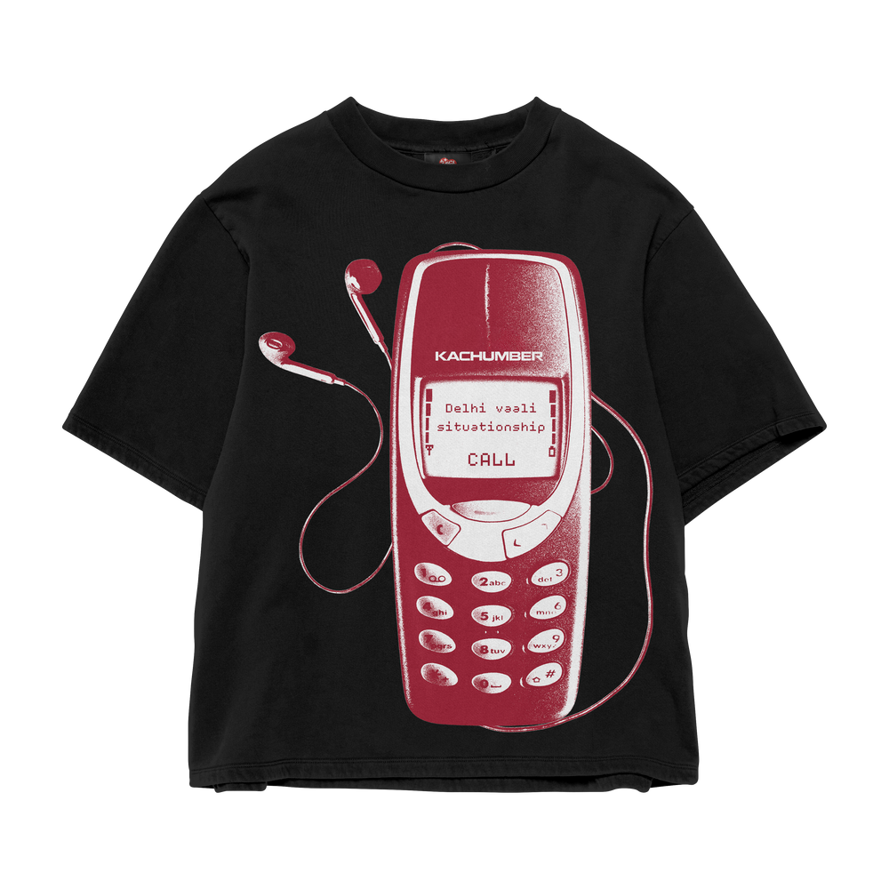 DELHI WALI BLACK TEE