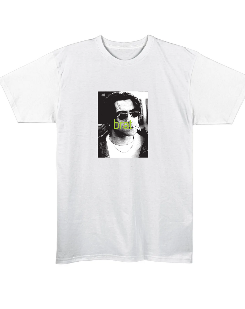 Brat Regular Tee - White Regular Fit T-shirt Front