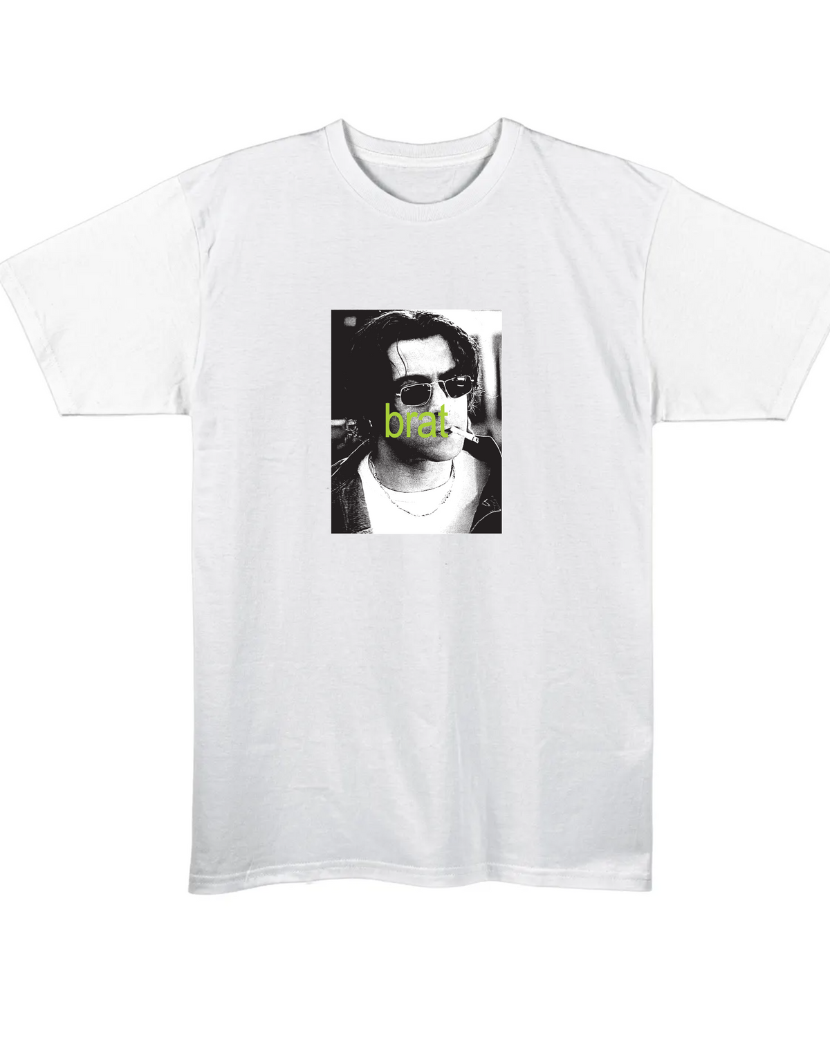Brat Regular Tee - White Regular Fit T-shirt Front