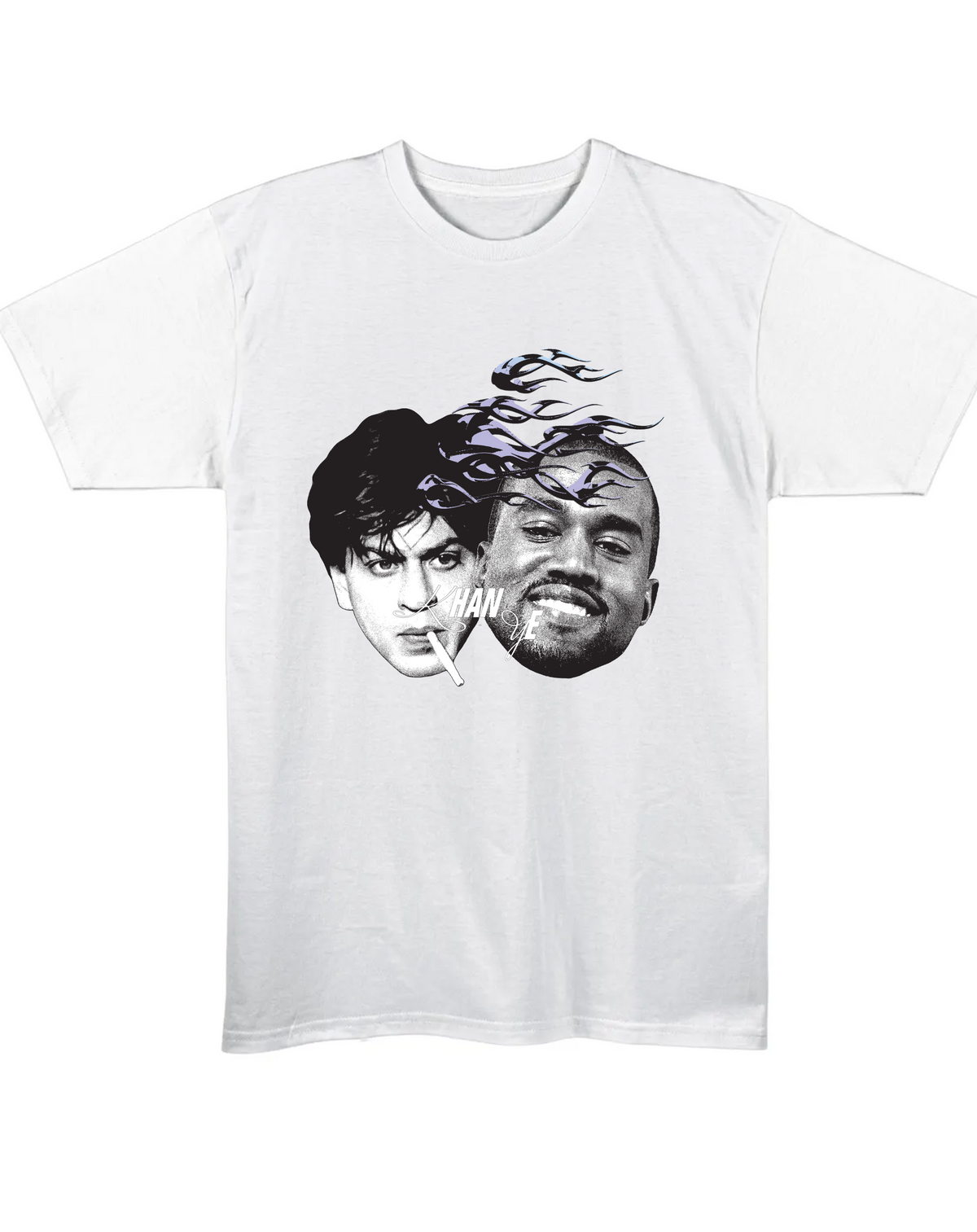 khanye regular tee - White Regular Fit T-shirt Front