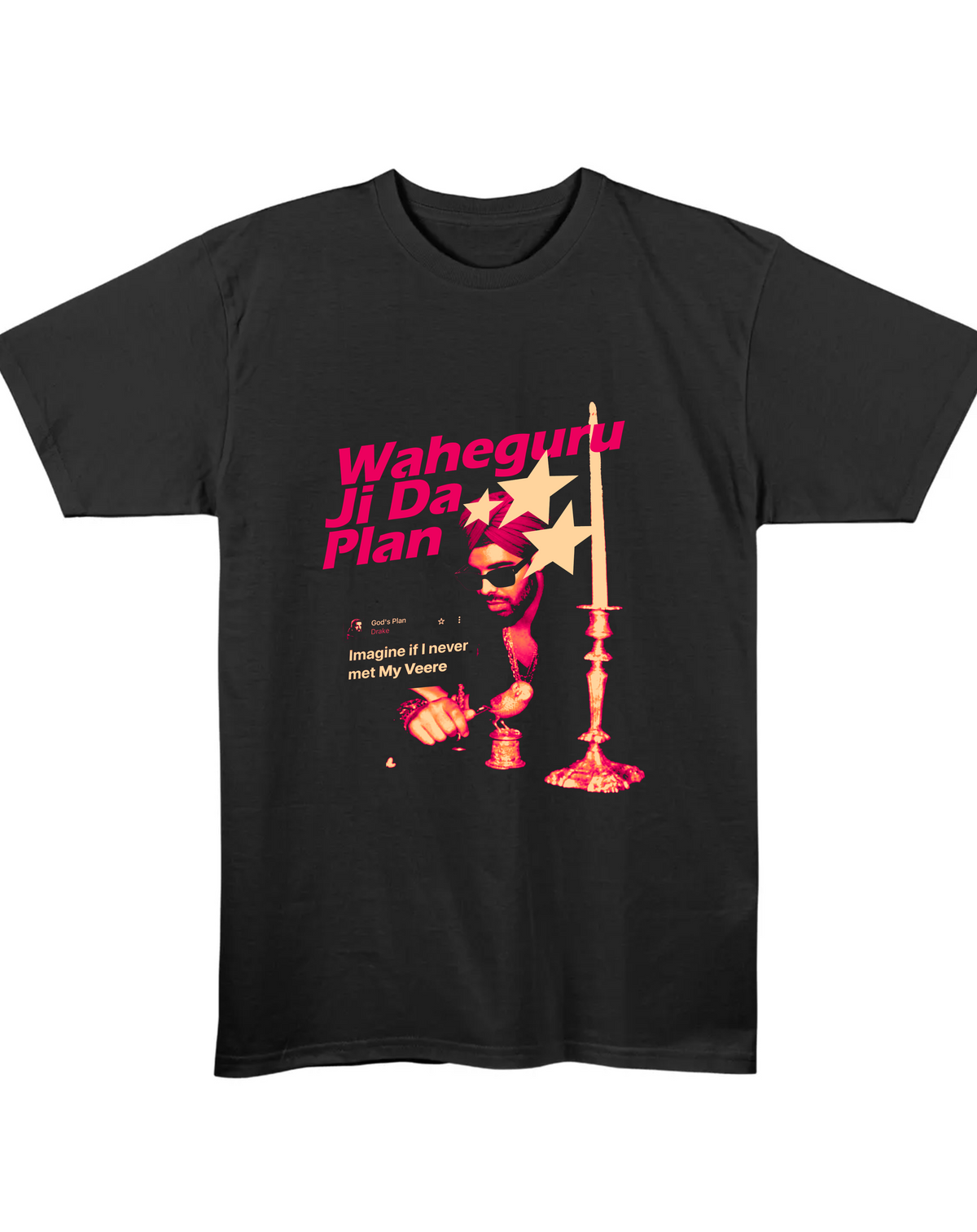 veere regular tee - black Regular Front